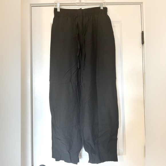 NWT Black Cotton-Blend Trousers - Picture 2 of 5